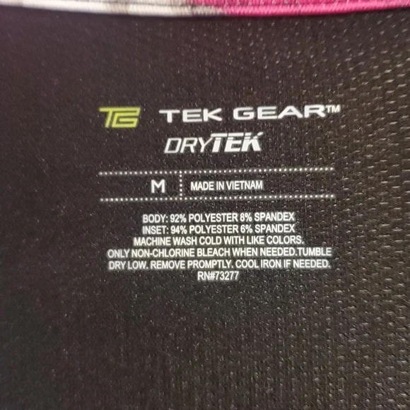 Tek Gear Dry Tek Workout Jacket. Size Medium Long Sleeved with Thumb Holes. - Picture 6 of 11